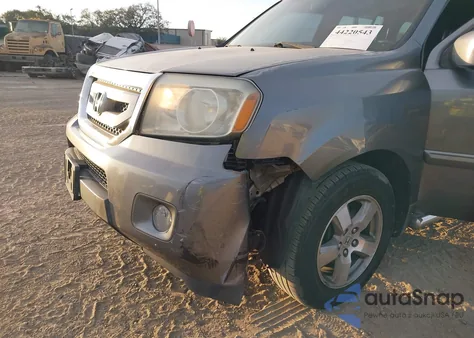 2009 Honda Pilot Ex-L from USA, damaged, VIN 5FNYF48529B048607